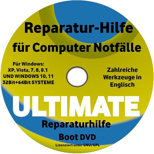 Ultimate boot dvd - cd, für