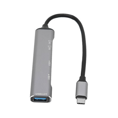Schwarzer usb hub typ c - c,